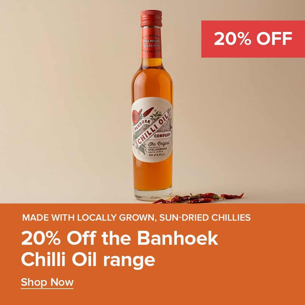 20% Off Banhoek Chilli Oil Range 